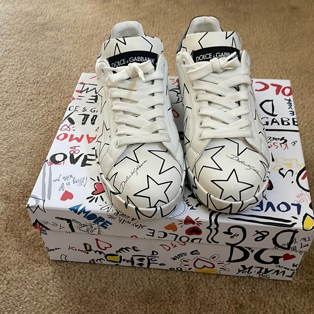 Dolce & Gabbana women sneakers! Bag pictured with shoes also available for sale!